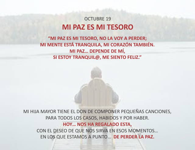 Mi Paz es mi tesoro